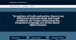 Desktop Screenshot of mentzerandsheindlin.com